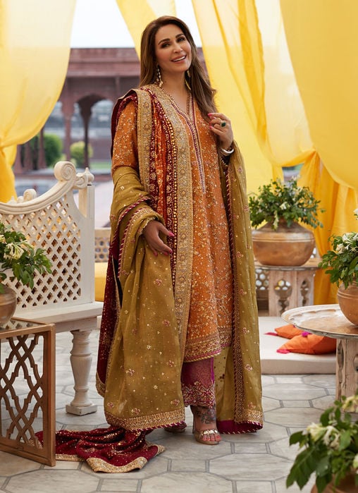 Zahra Coral A Line Kurta
