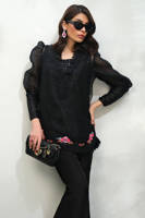 Black Sparkle Rose With Pants