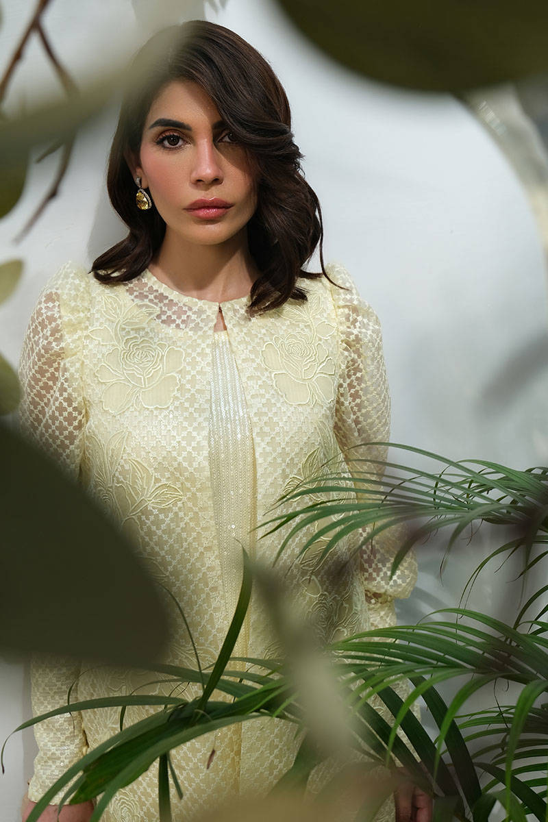 Lemon Rose Jacket With Pants