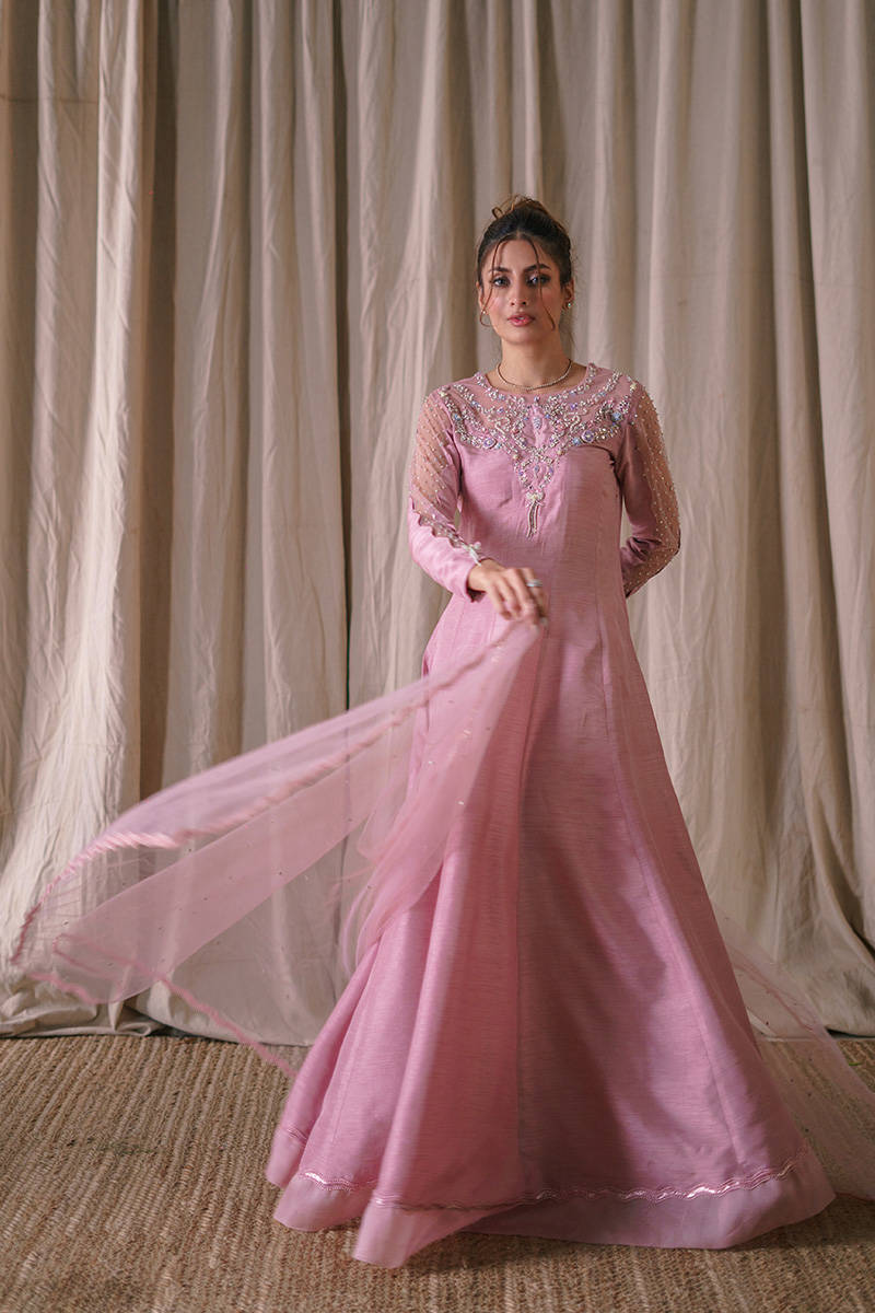 Crystal Blush with Dupatta