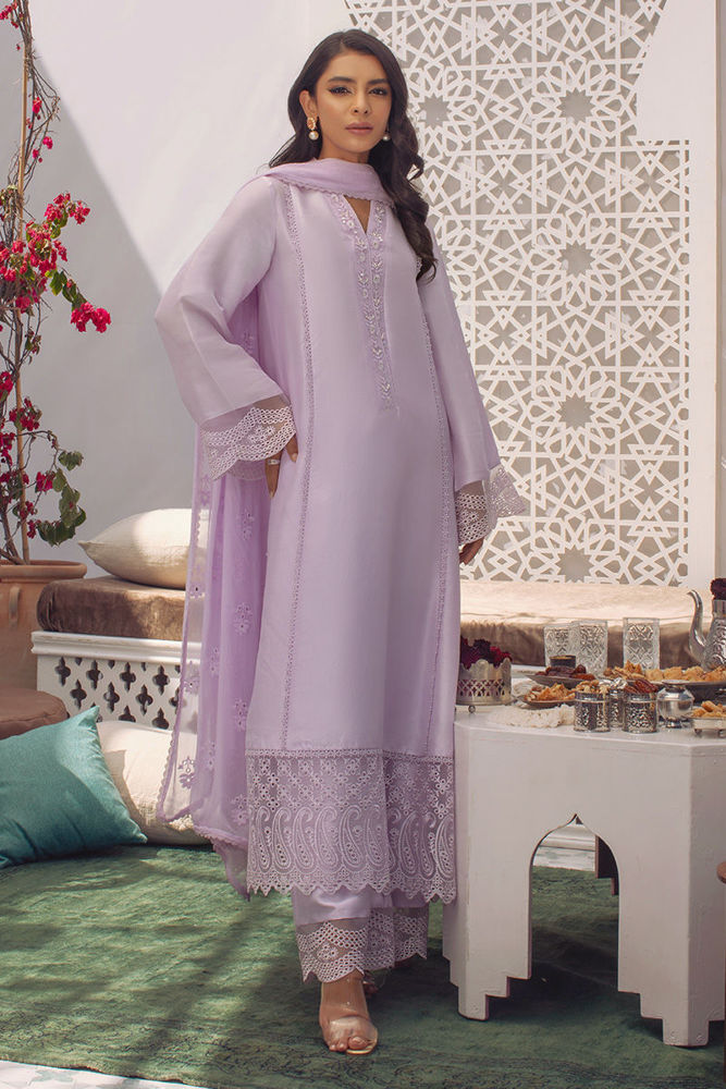 Whimsical Lavender Shirt and Dupatta