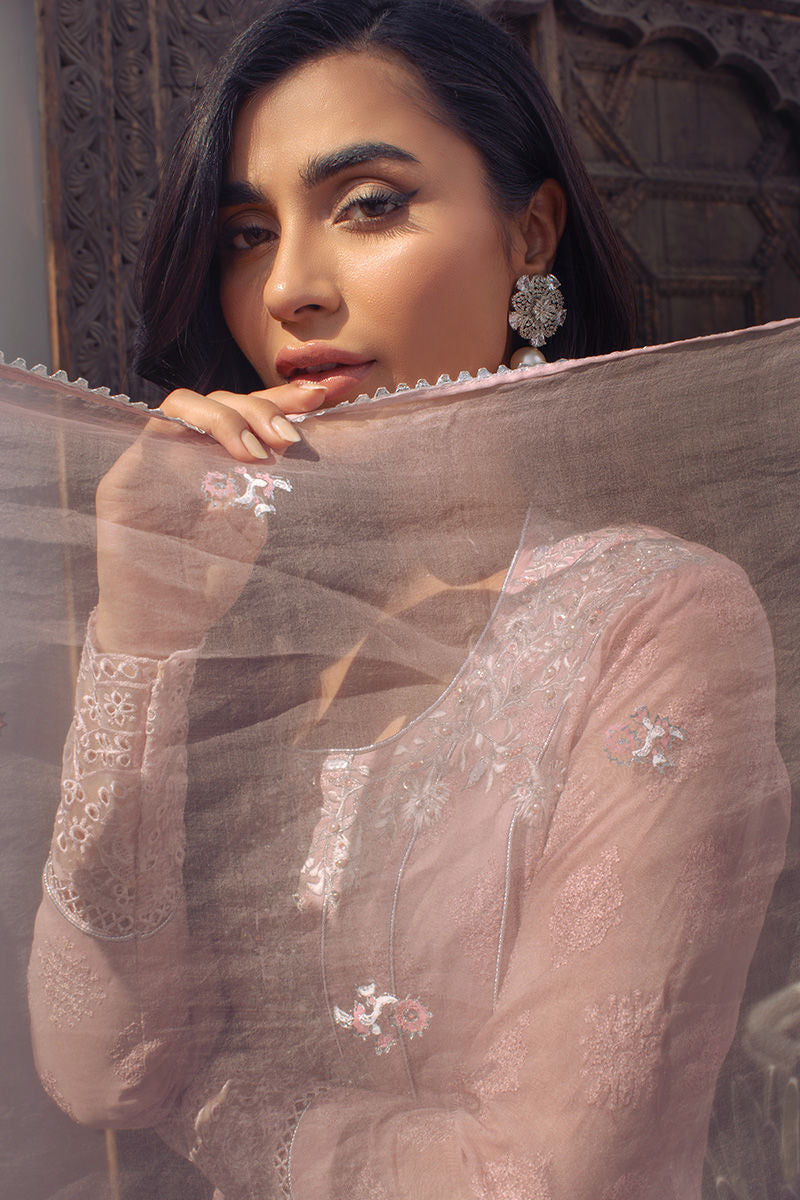 Enchanted Rose Kalidaar and Dupatta