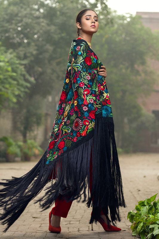 Hand Made Chiffon Shawl
