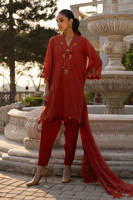 Rust Tribal With Shalwar