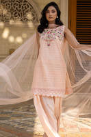Peach Bloom With Shalwar