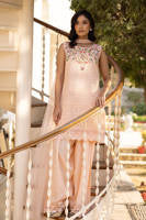 Peach Bloom With Shalwar