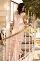 Peach Bloom With Shalwar