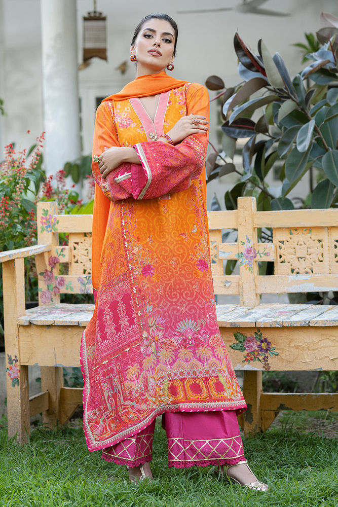 Tropical Fusion Shirt and Dupatta