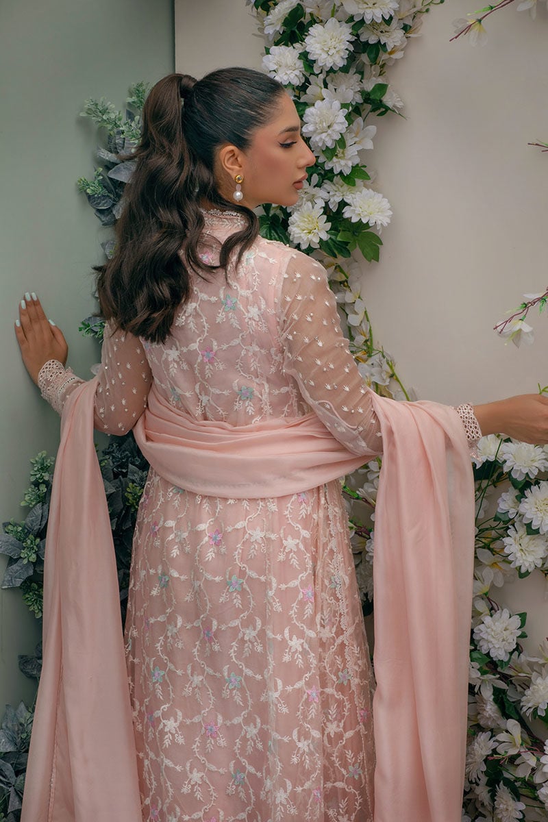 Pink Aura Kalidaar and Dupatta