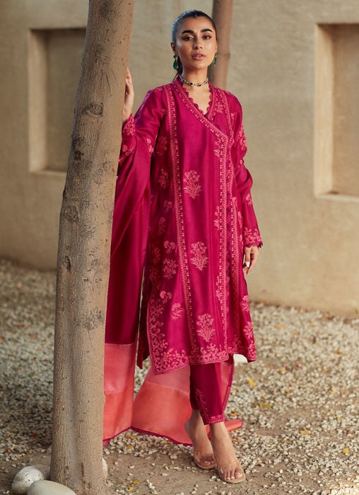 Chione Aubergine Kaftan