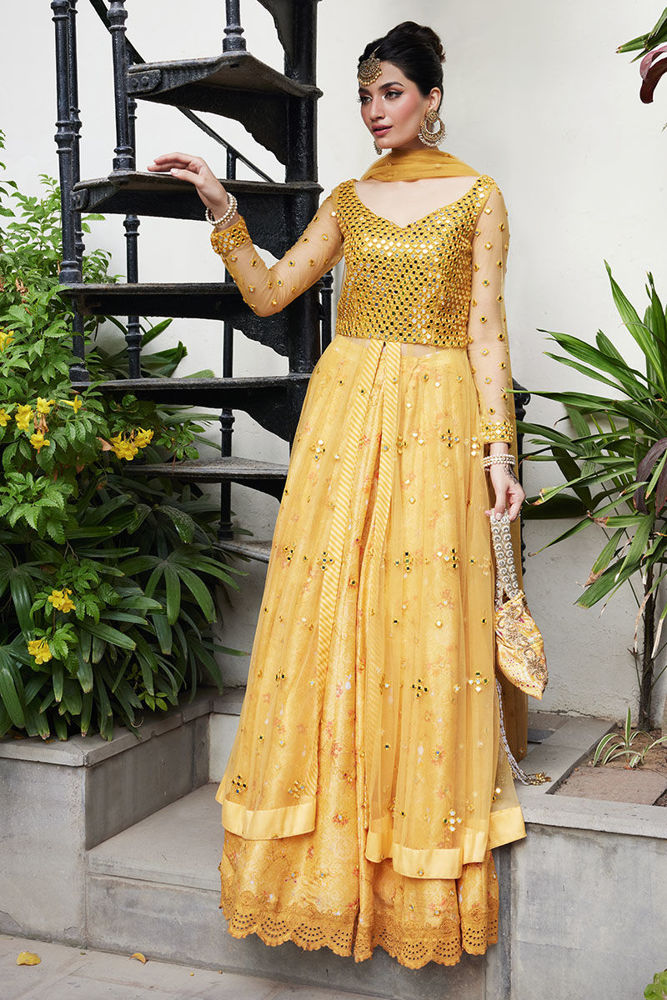 AJNB-04 EMBROIDERED CHIFFON 3 PCS
