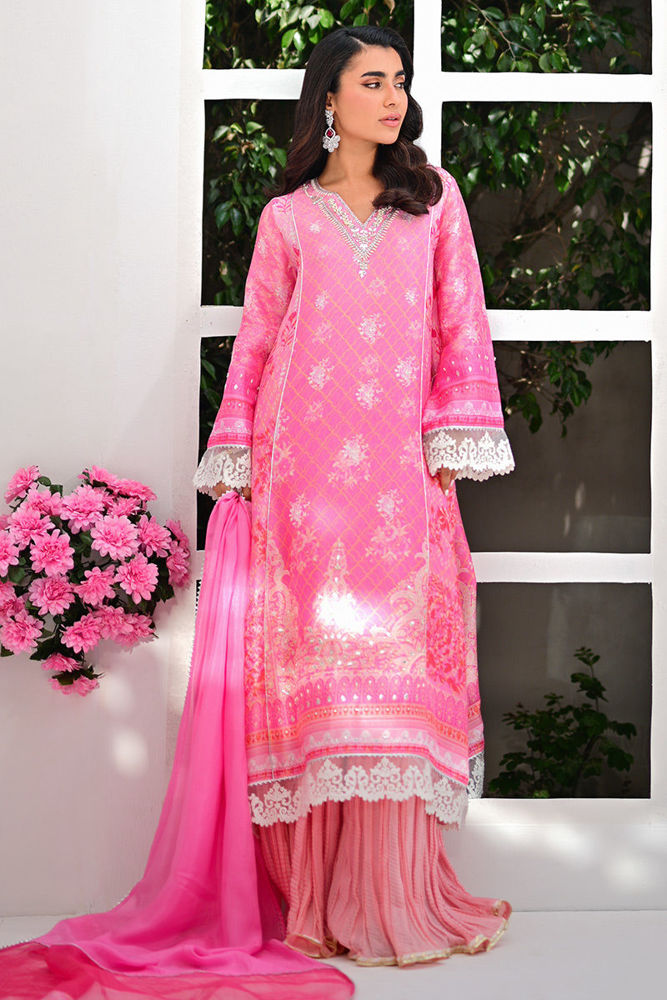 AJPL-13 PRINTED ARABIC LAWN 3 PCS