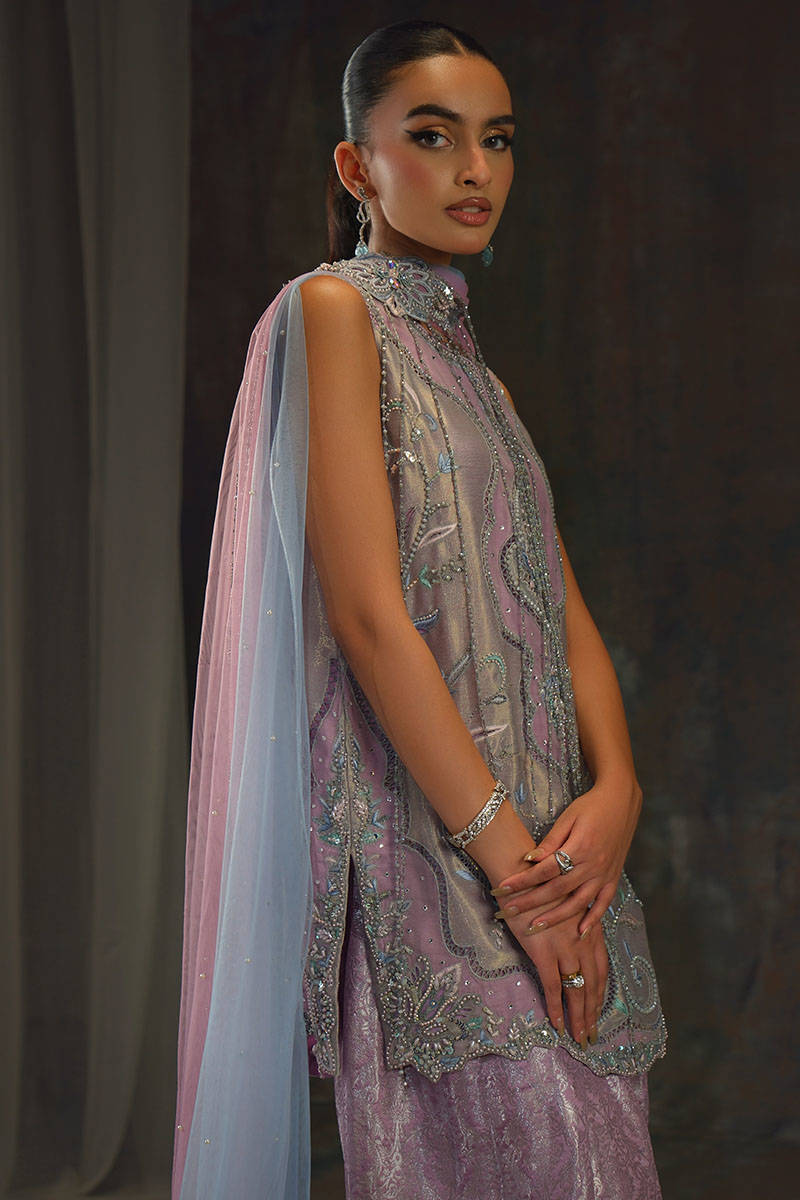 Moonstone Shirt with Farshi Shalwar