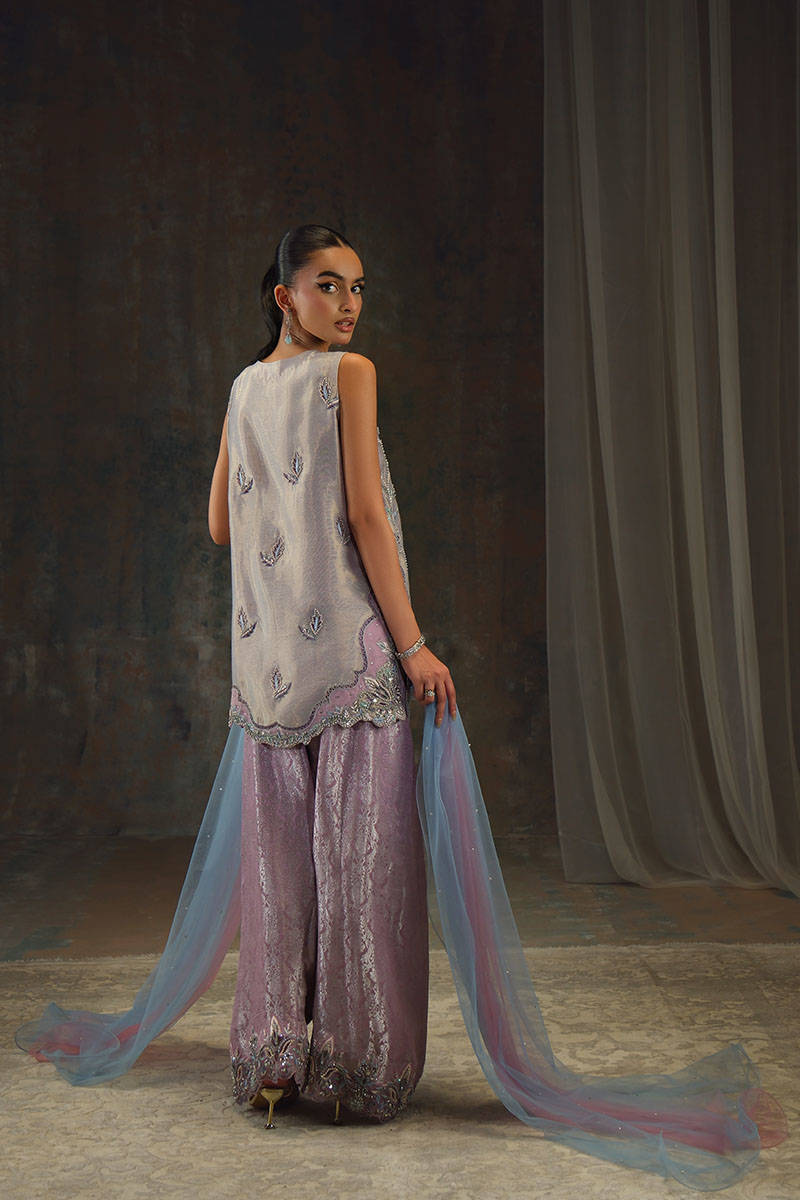 Moonstone Shirt with Farshi Shalwar