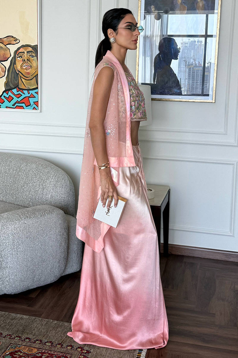 Blush Bloom Cape and Skirt