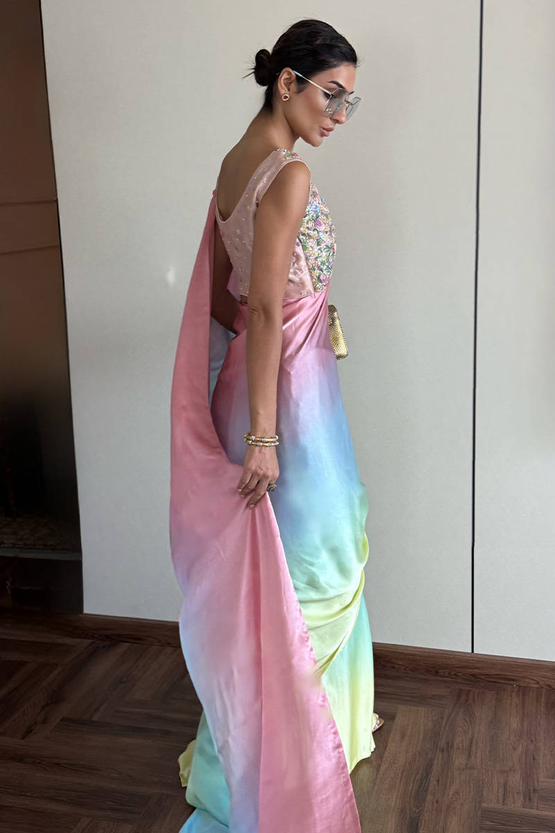 Rainbow Saree