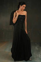 Obsidian Jacket, Bustier and Skirt Pants