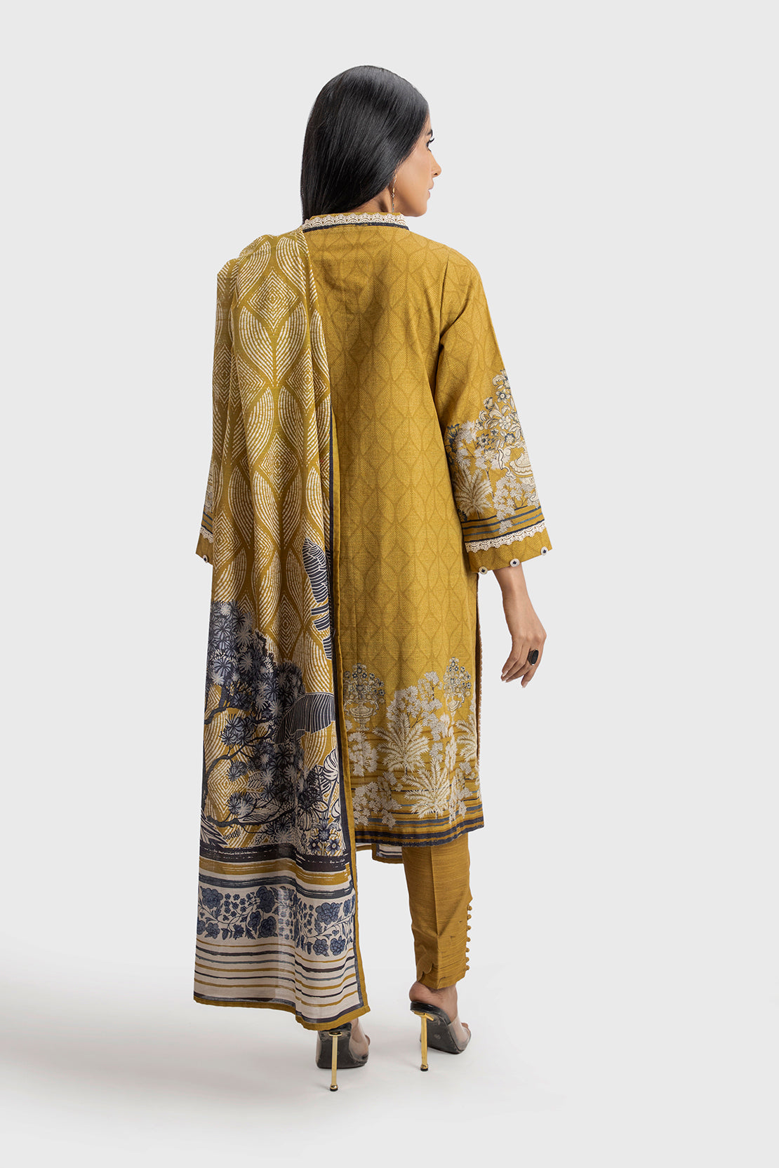 Printed Khaddar - 3 Piece