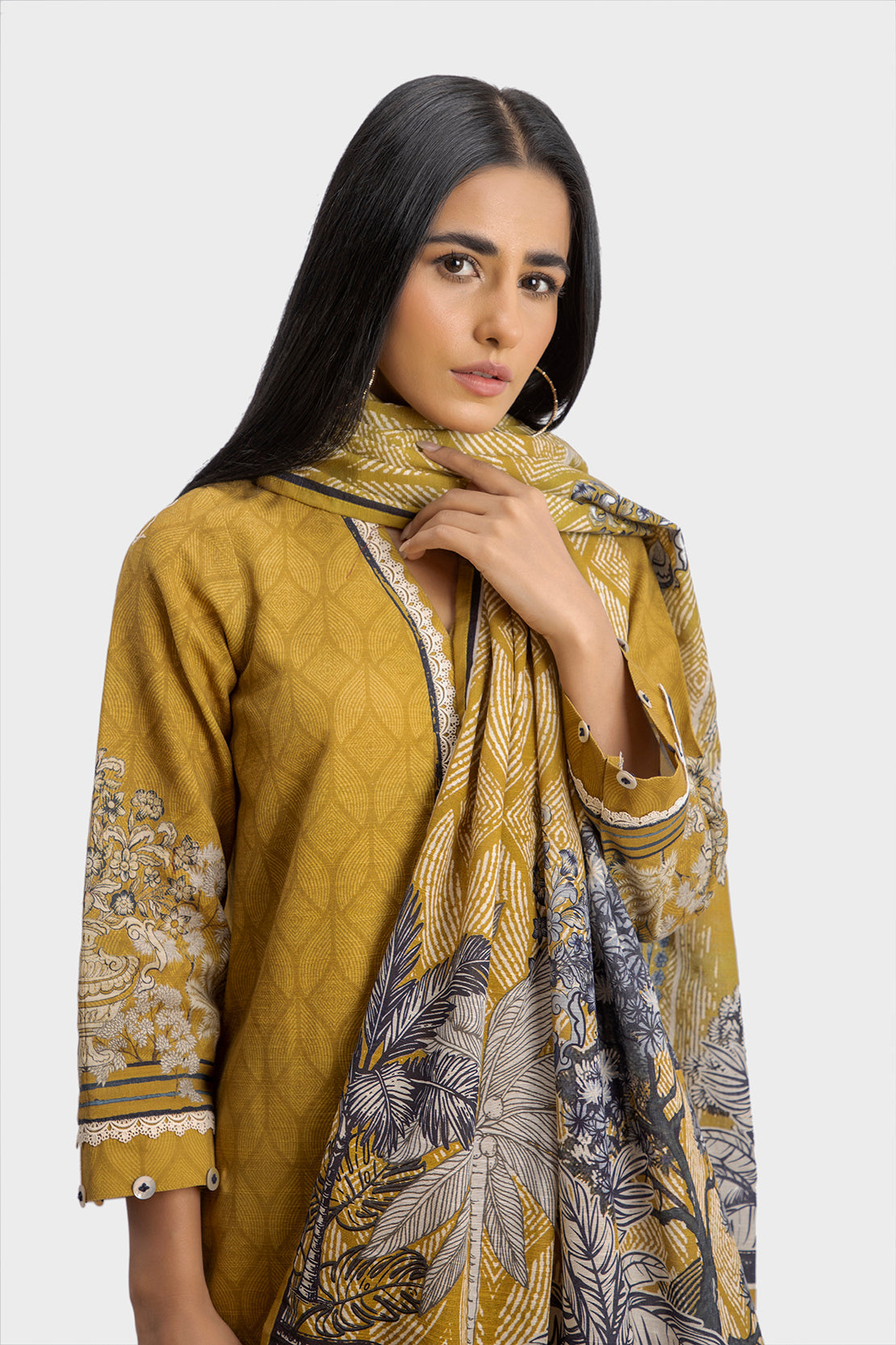 Printed Khaddar - 3 Piece