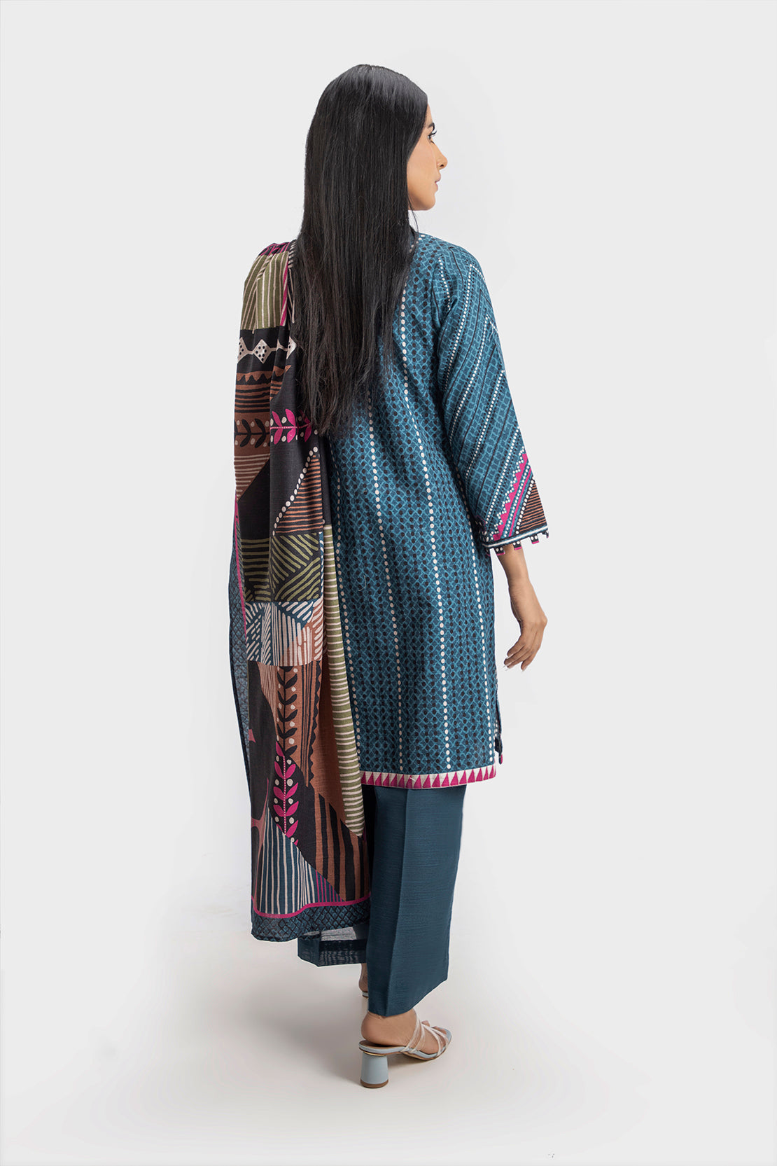 Printed Khaddar - 3 Piece