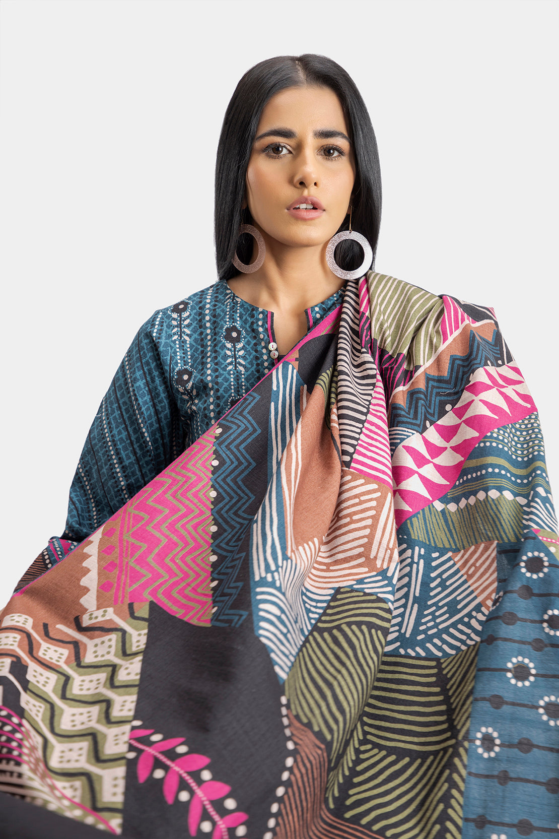 Printed Khaddar - 3 Piece