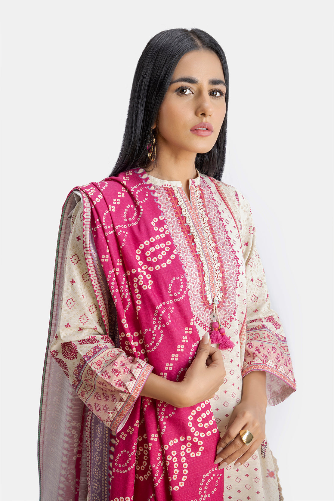 Printed Khaddar - 3 Piece