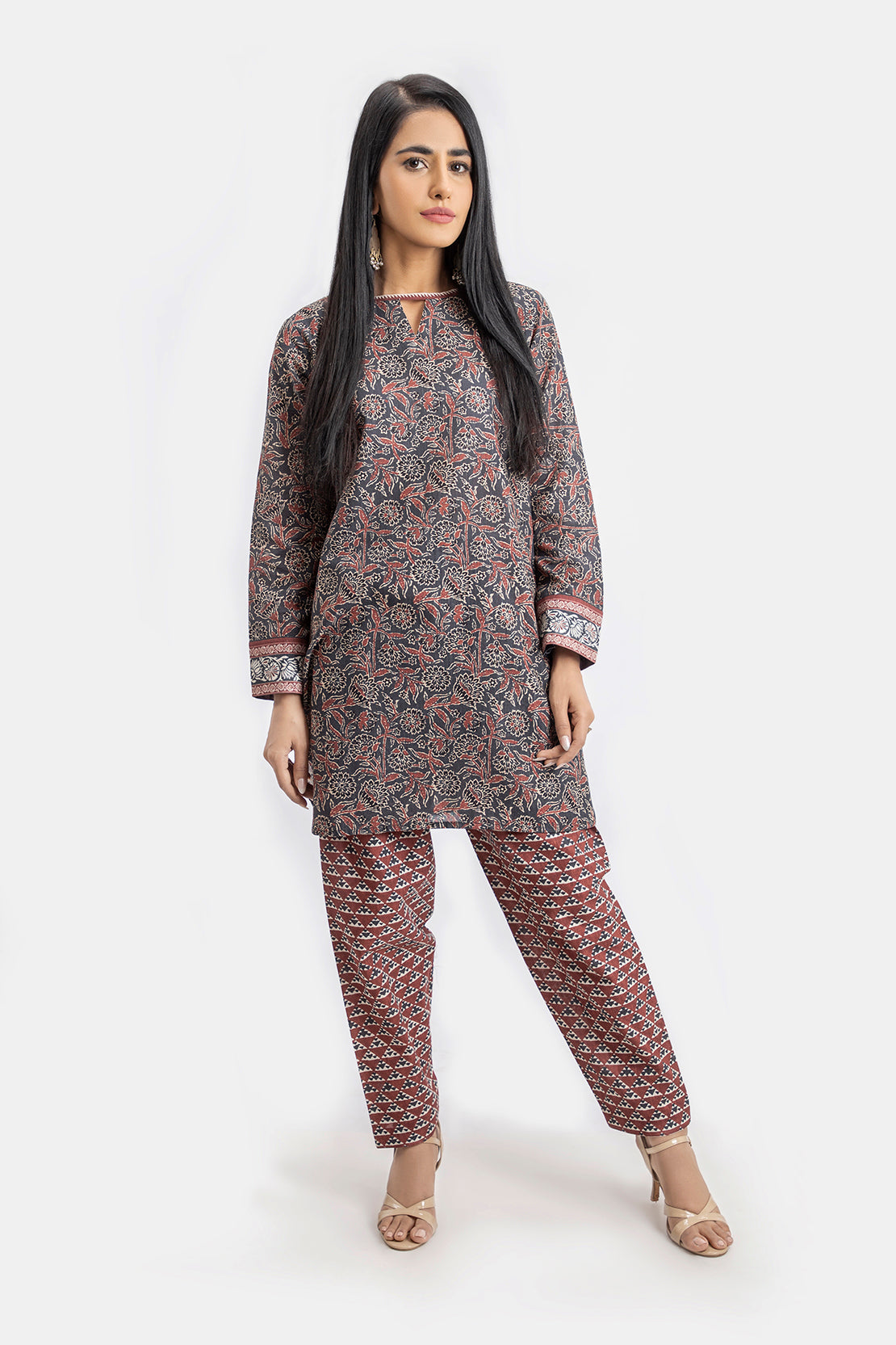 Printed Khaddar - 2 Piece