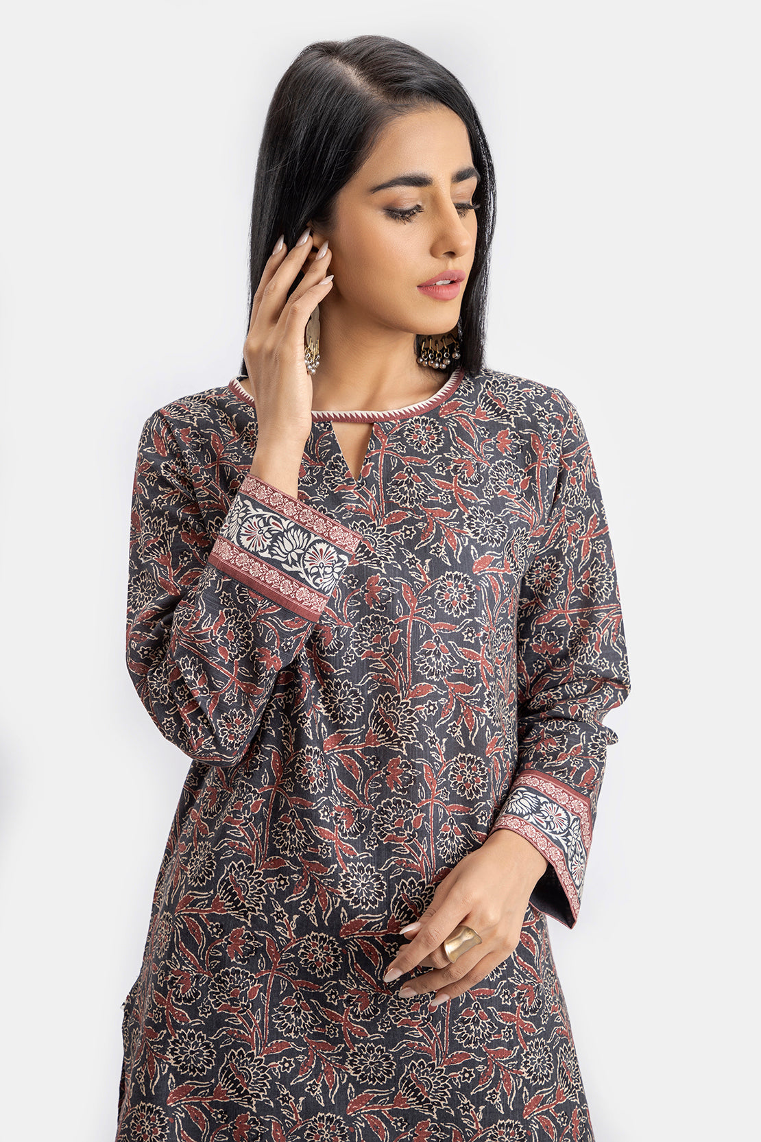 Printed Khaddar - 2 Piece