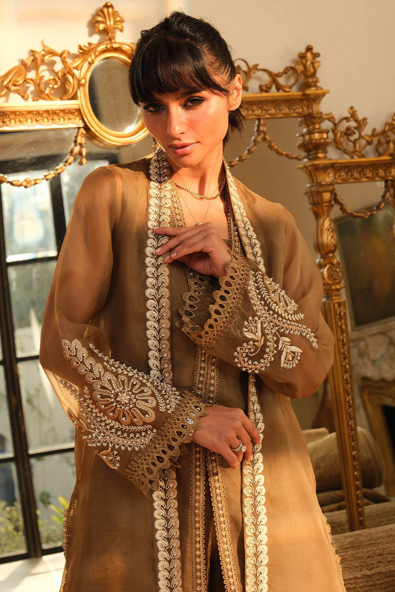 Caramel Shirt With Pants