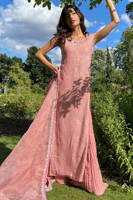 Pink Sparkle with Dupatta