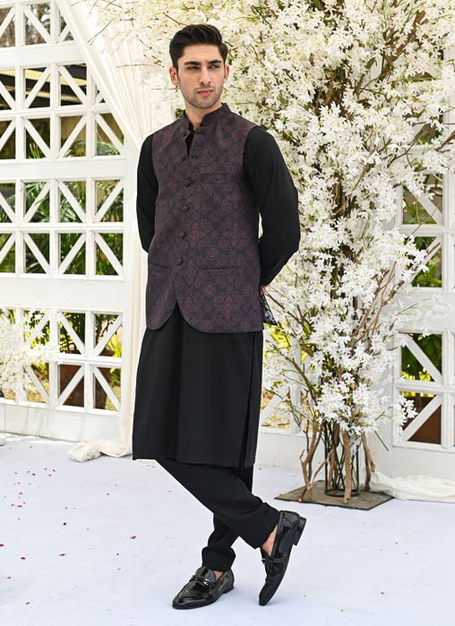 Farzaneh Purple Waistcoat