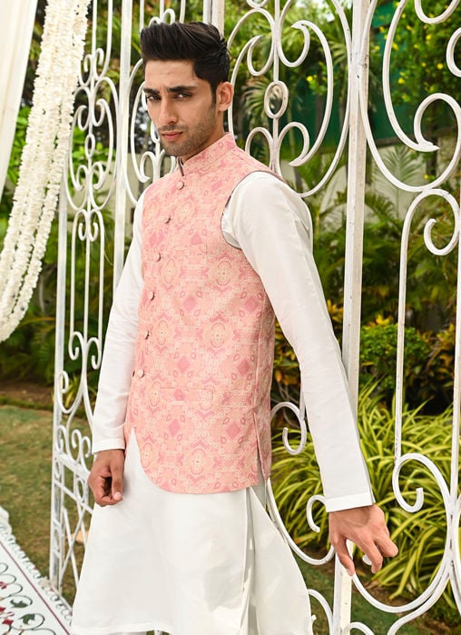 Ice Blue Silk Kurta