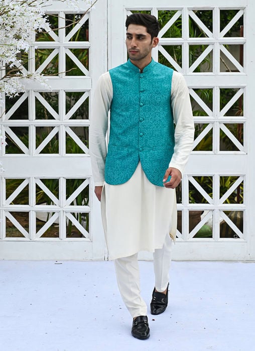 Joona Waistcoat With Kurta And Pajama