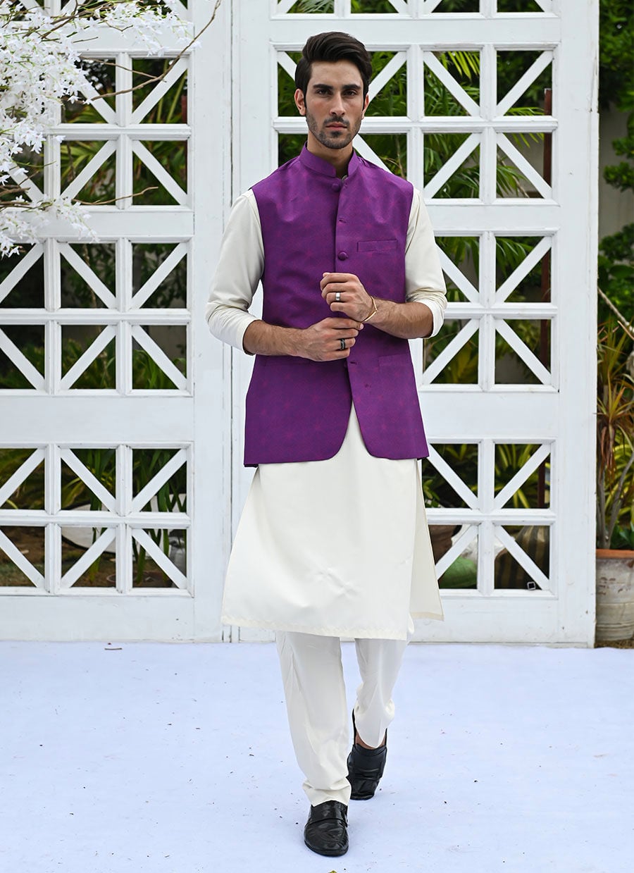 Farzaneh Purple Waistcoat