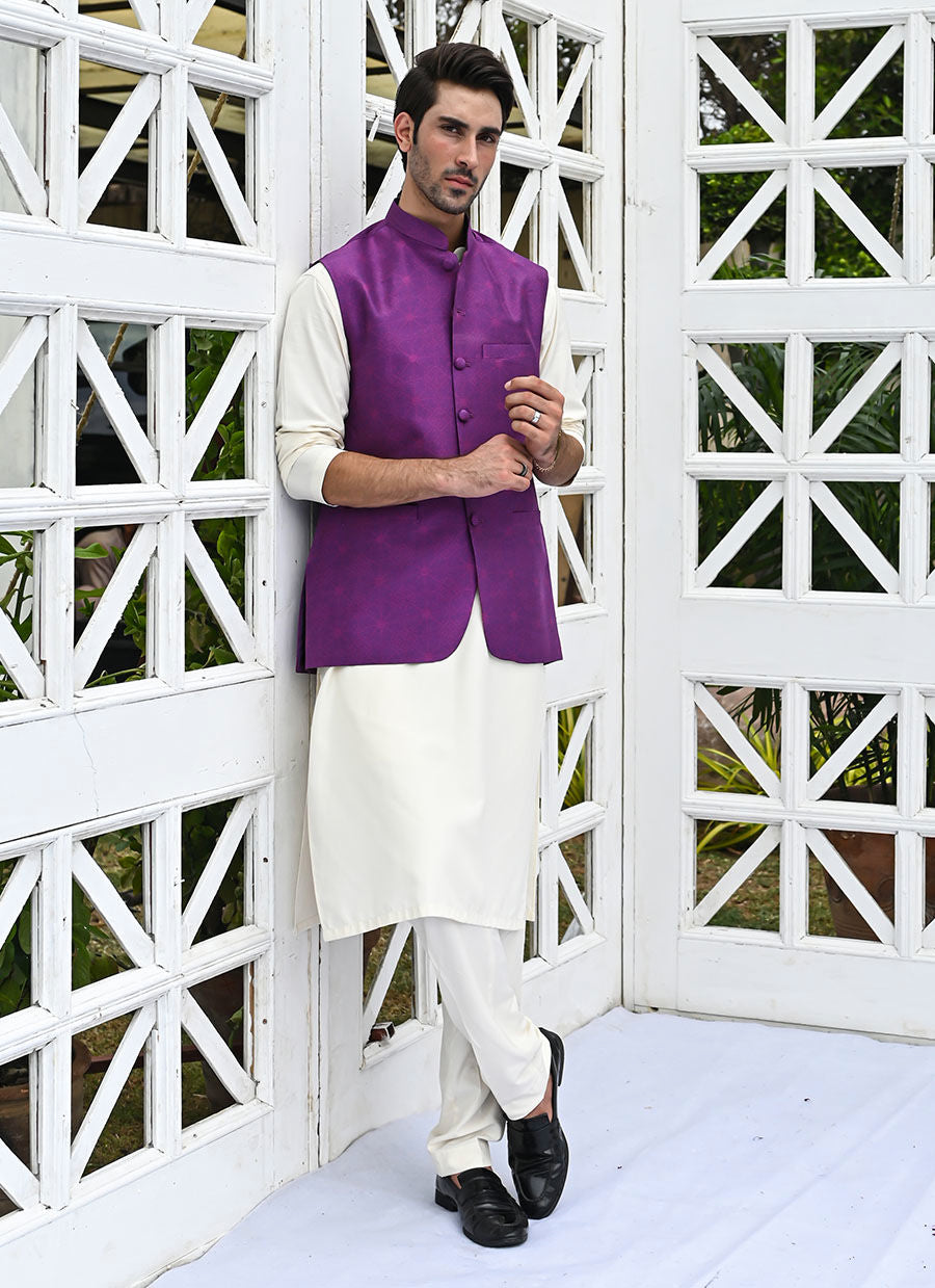 Farzaneh Purple Waistcoat