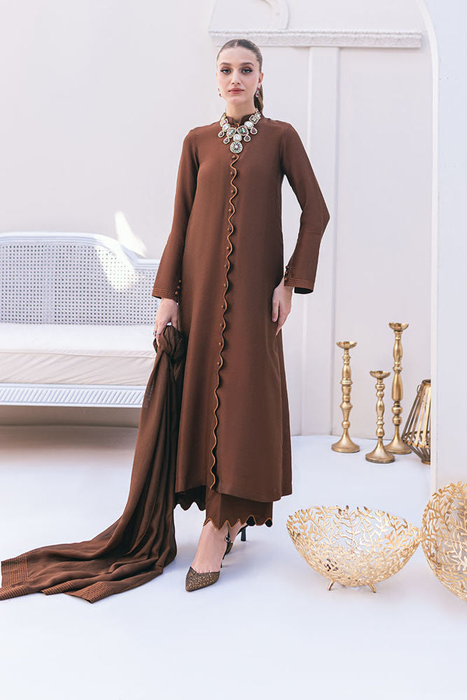 Sepia Shirt and Dupatta