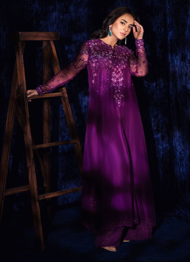Starr Aubergine Kaftan