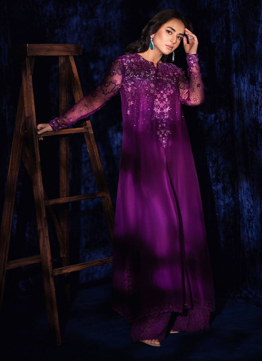 Starr Aubergine Kaftan