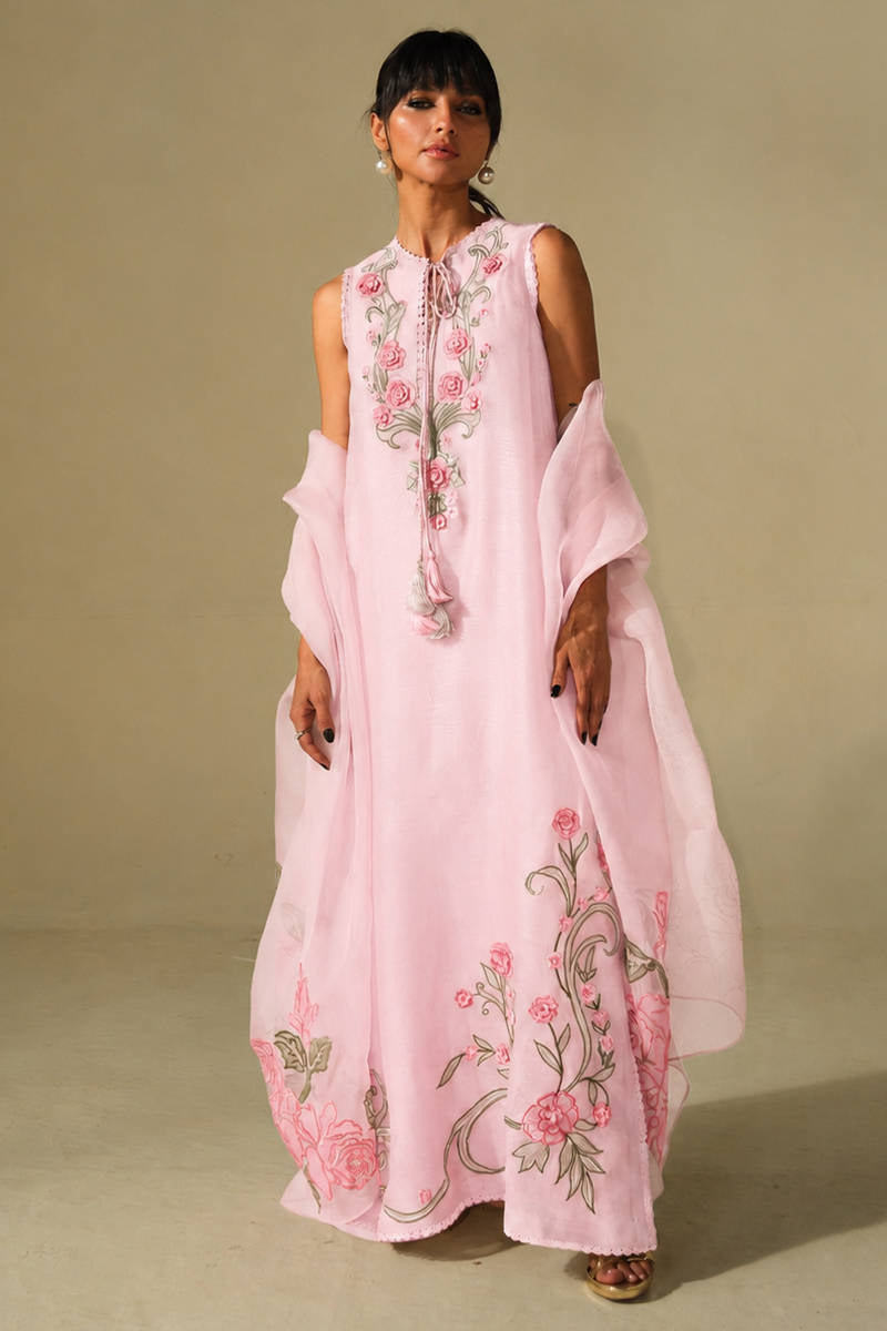 Beige Rose In Pink