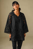 Ivory Rose In Black