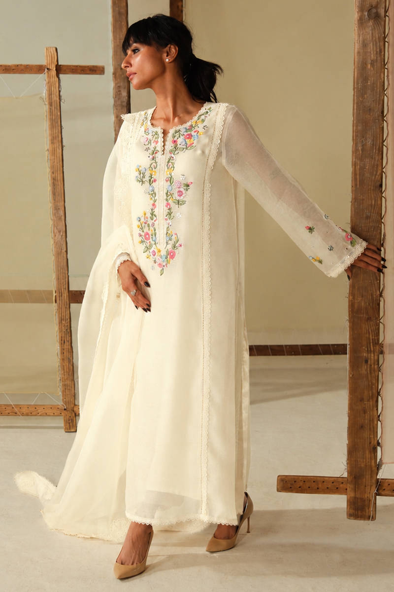 Peach Blossom In White