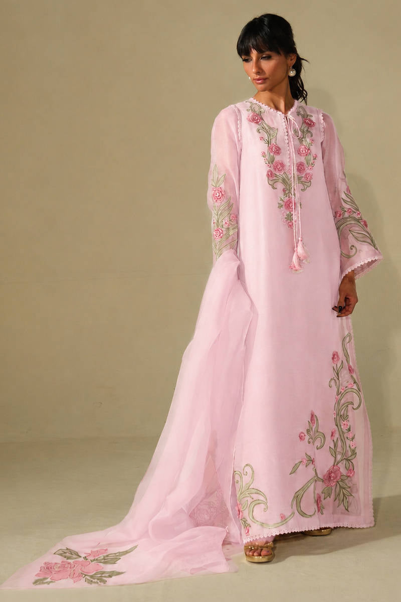Beige Rose In Pink