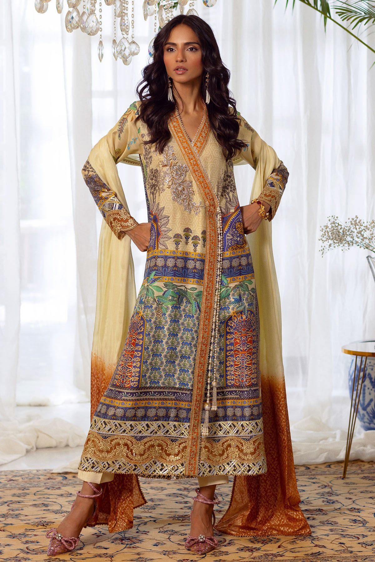 Diya (Angharka, Pants and Dupatta)