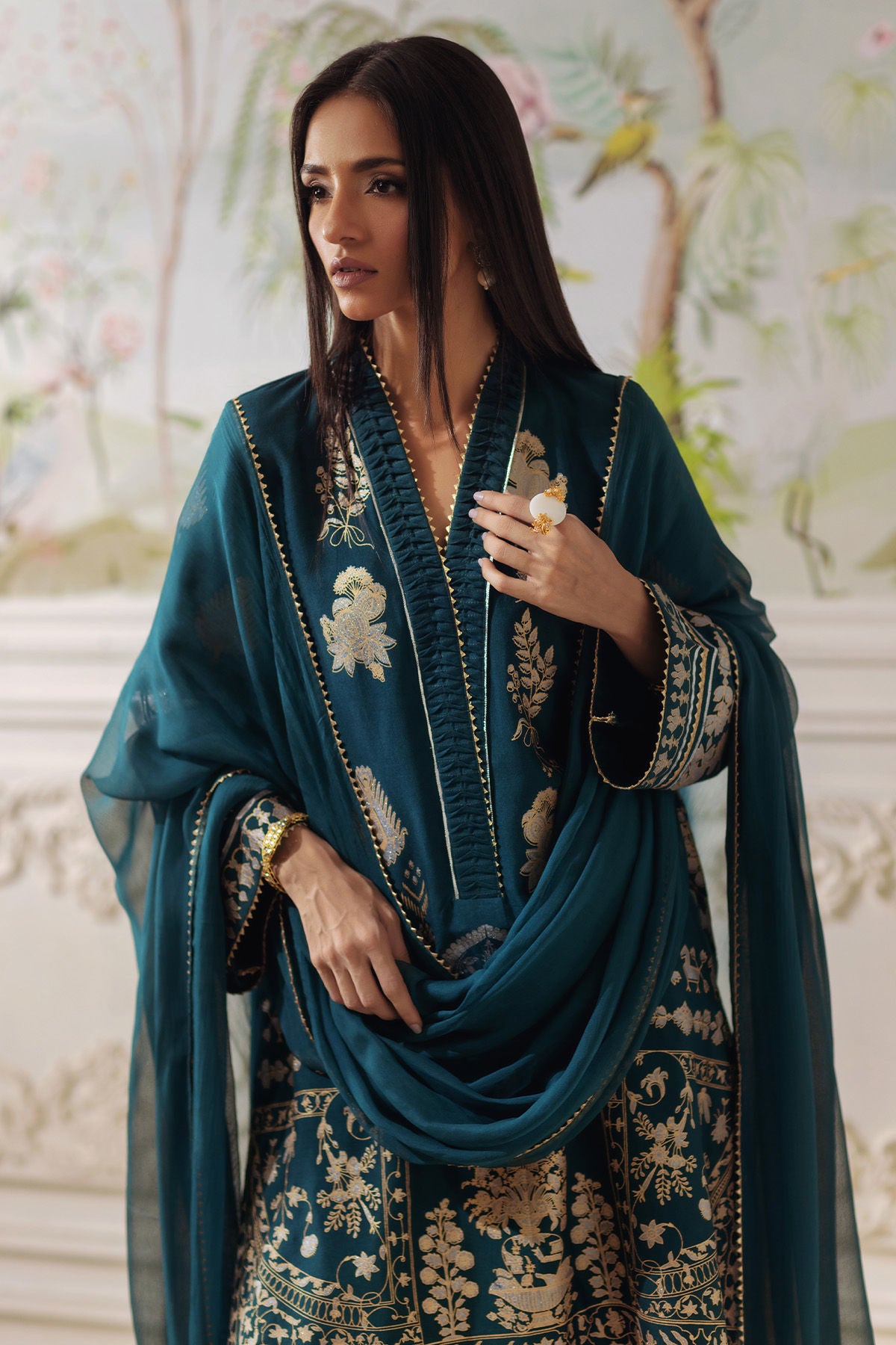Qirat (Shirt, Pants and Dupatta)