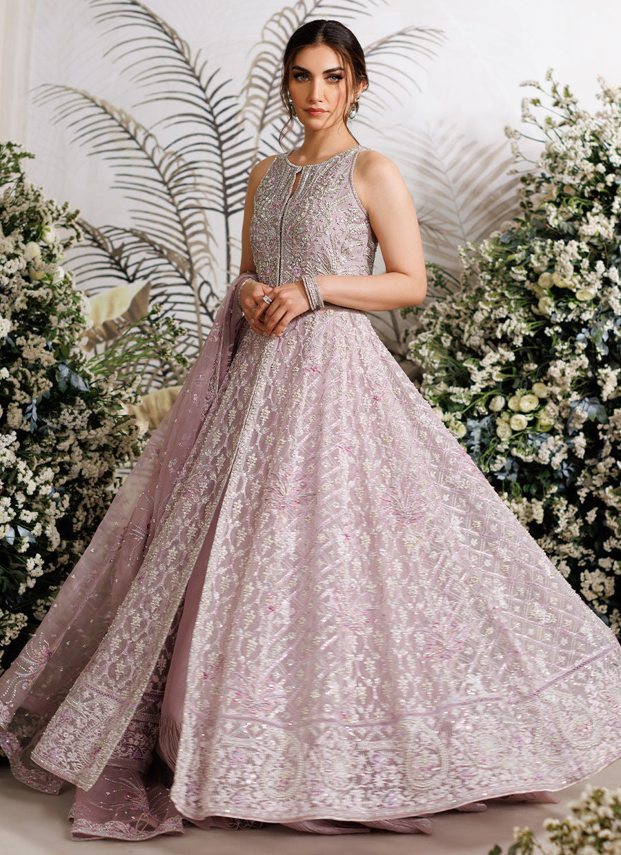 Farah Talib Aziz – Iris Mauve Kalidaar Style