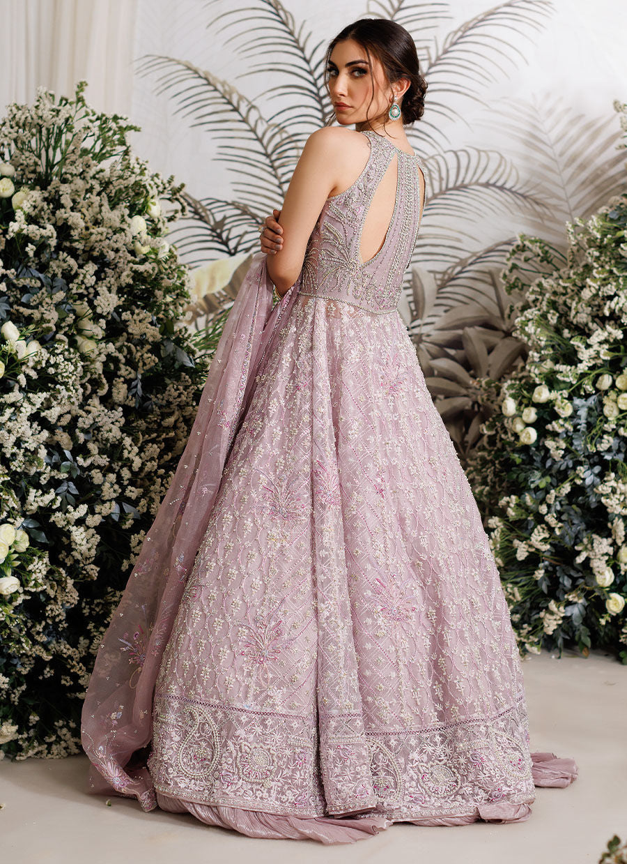 Farah Talib Aziz – Iris Mauve Kalidaar Style