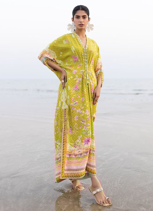 Chione Aubergine Kaftan