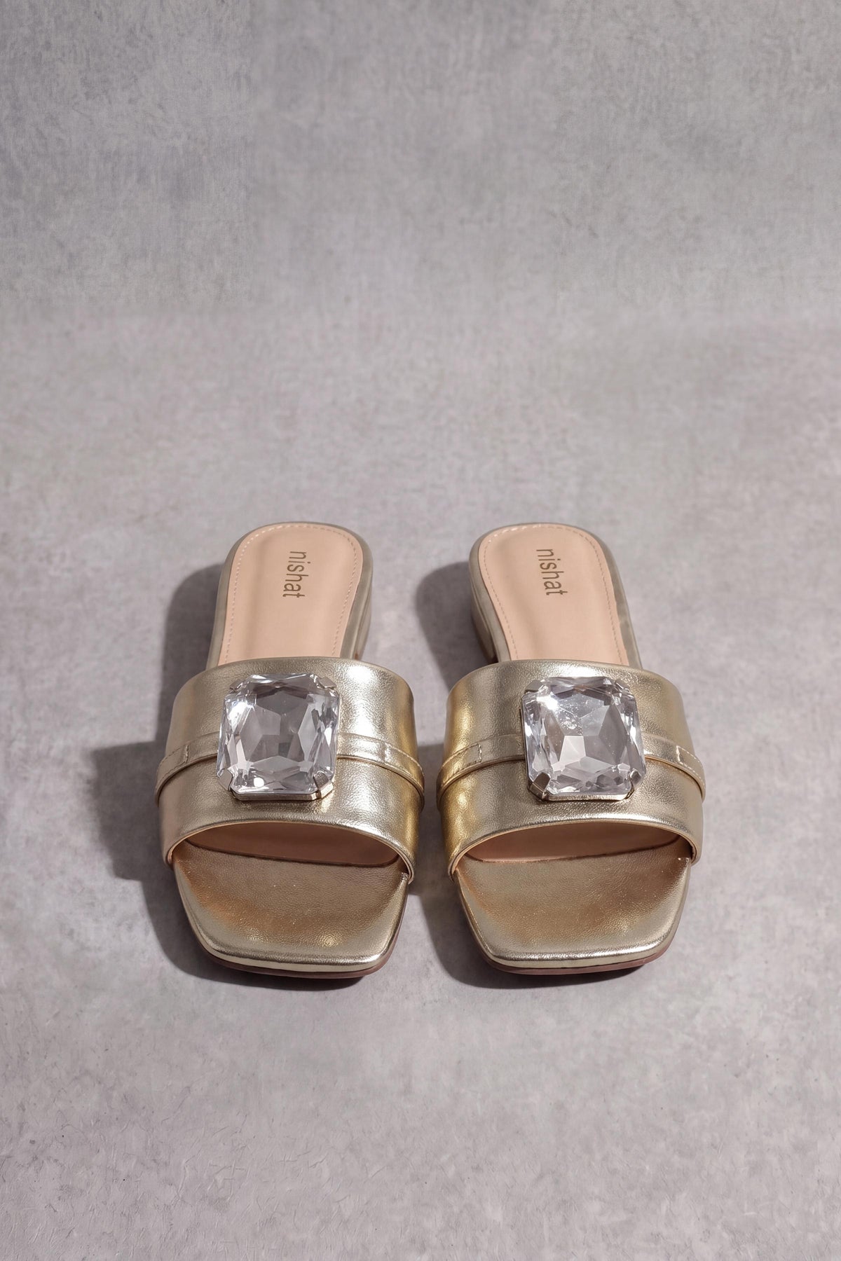 Gold Chappal-1717312919