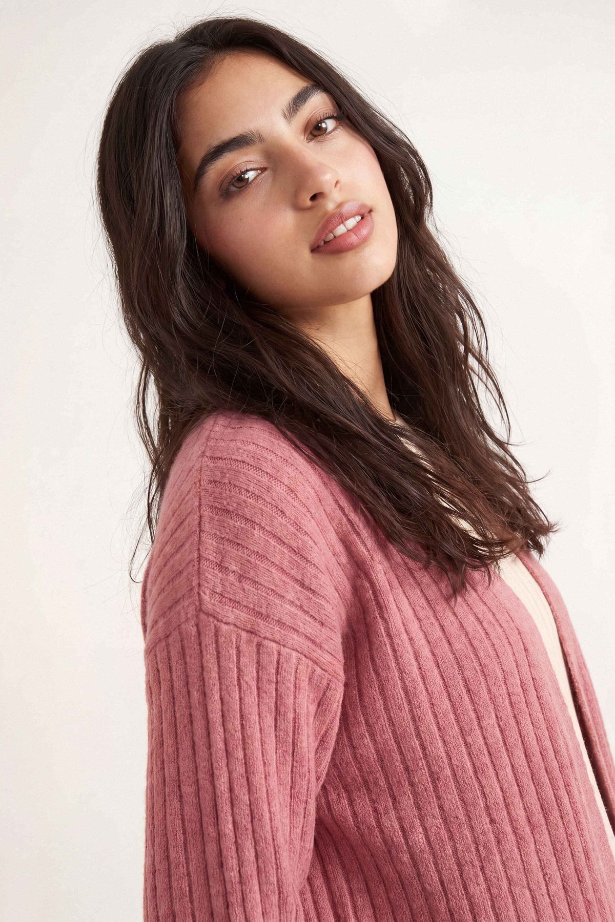 Brick Red Long Sweater-1719010101