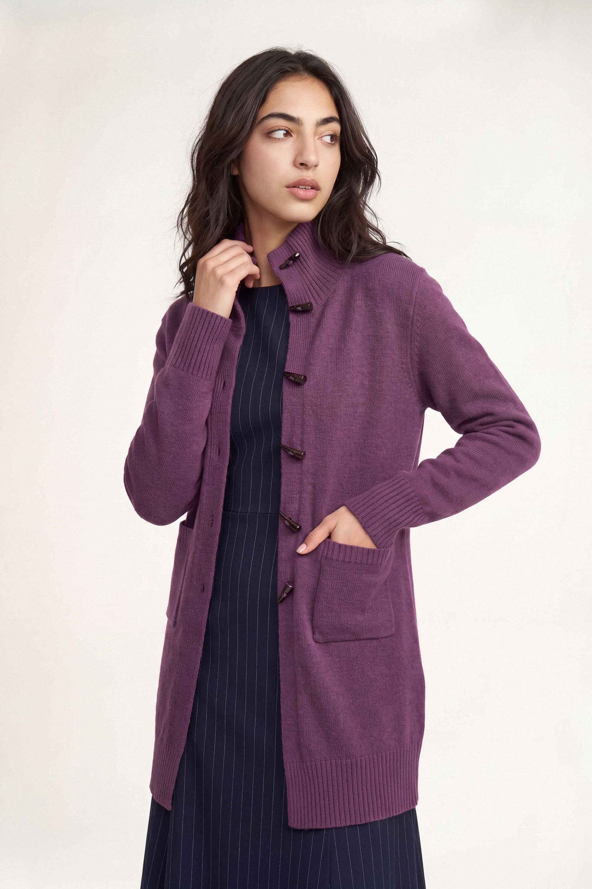 Maroon Long Sweater-1719080122